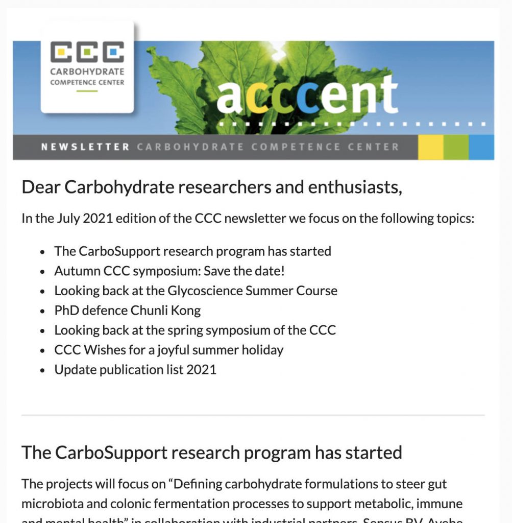 CCC Newsletter July 2021