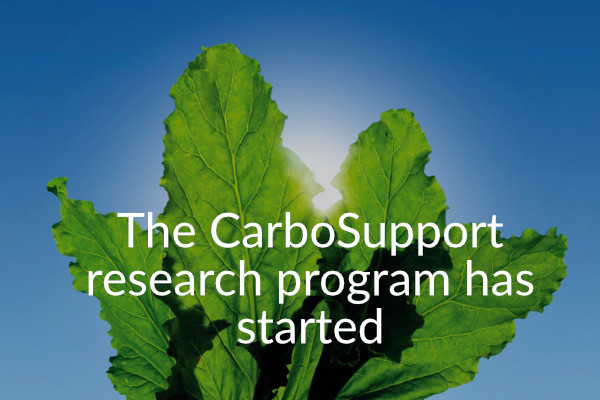 CarboSupport research program has started
