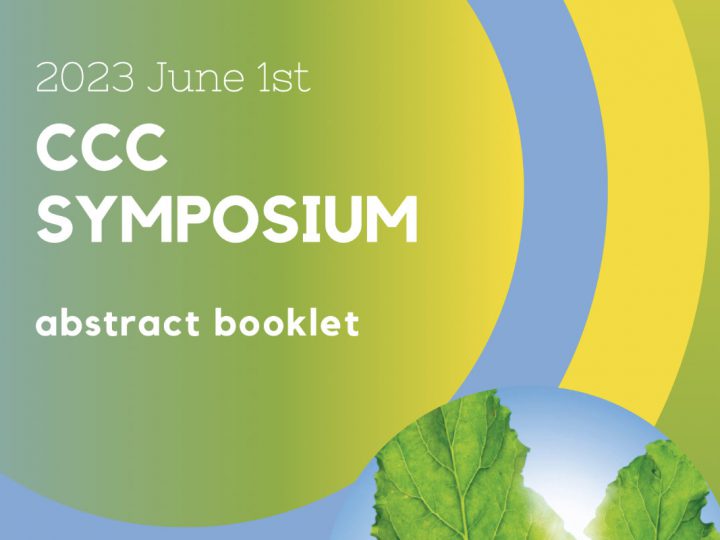 CCC Symposium June 1st; Register now & Abstract Booklet